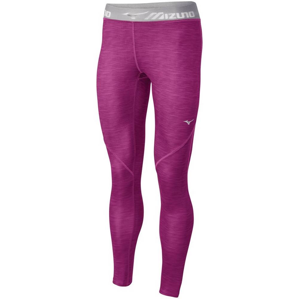 Damske Legíny Mizuno Impulse Print Long Bezecke Nachový Vypredaj LKDS70529